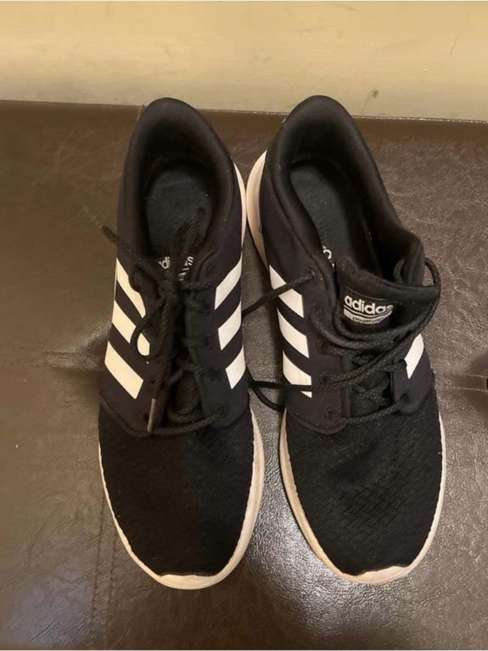 Adidas Cloudfoam QT Racer Women's Running Shoes Black Size 10